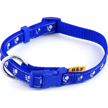 Obojek pro psa BAFPET Tlapky obojek popruhový 38-60 cm/20 mm