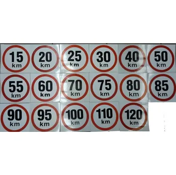 samolepka Samolepka rychlosti 75 km