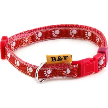 Obojek pro psa BAFPET Tlapky obojek popruhový 38-60 cm/20 mm