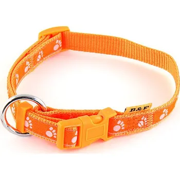 Obojek pro psa BAFPET Tlapky obojek popruhový 38-60 cm/20 mm