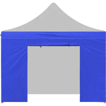 Aga bočnice s dveřmi 3 x 3 m, modrá