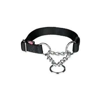 Obojek pro psa Trixie Nylonový polostahovák PREMIUM S / M 30 - 40 cm - černá