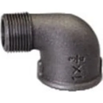 Fitinka Černé koleno 3/8", 92, litina