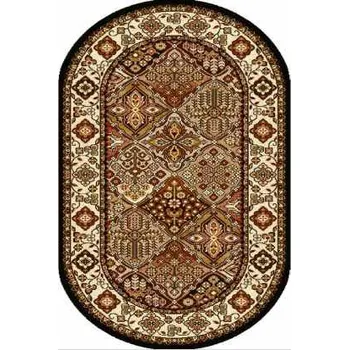 Koberec Kusový koberec Bergenia terakota ovál 100 x 180 cm ovál