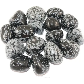 Přírodní kámen Obsidián vločkový troml vel.L