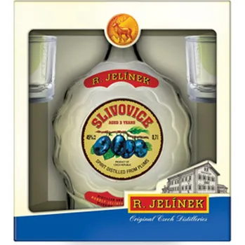 Pálenka Slivovice Budík Silver kazeta 0,5 l