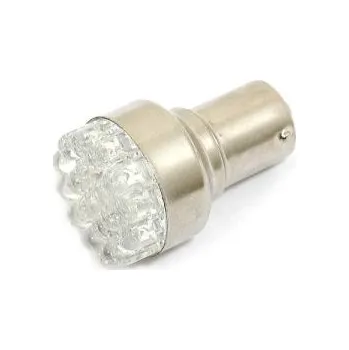 Autožárovka ledžárovka 19LED 12V BaU15s oranžová, autožárovka s led diodami