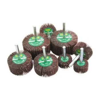 Brusný kotouč Vějířové kotouče 6mm stopka 40mm x 10mm P80