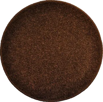 Koberec Vopi Eton hnědý kulatý průměr 160 cm