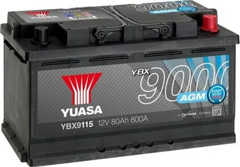 Autobaterie Yuasa YBX9115 12V 80Ah 800A