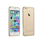 Hliníkový ochranný kryt bumper Devia Champagne Gold pro iPhone 6, oblý, zlatý