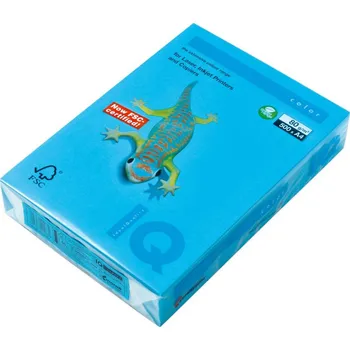 Barevný papír Barevný papír IQ COLORS AB48 A4 160g azurová 250listů