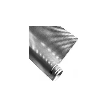 Polep vozidla Decor Vinyl fólie 3D CARBON stříbrný 152 x 100 cm, vhodné pro interiérové i exteriérové použití SLEVA 5%