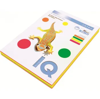 Barevný papír Barevný papírIQ COLOR NEON MIX A4 80g mix 4 barev 200listů