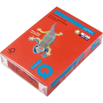 Barevný papír Barevný papírIQ COLOR ZR09 A4 80g cihlově červená 500listů