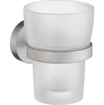 Držák na kartáček Home - držák skleničky, matný chrom HS343