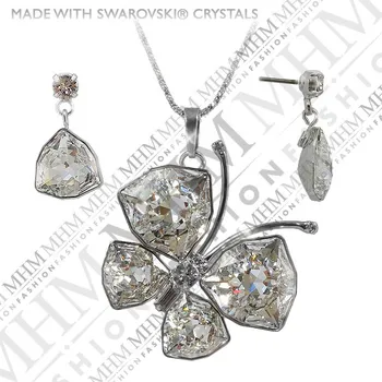 Souprava šperků Souprava šperků Motýl Admirál rhodium