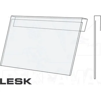 Závěsná kapsa A3 na šířku Lesklá