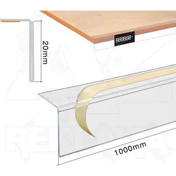 Cenovková lišta standard - 20x1000mm