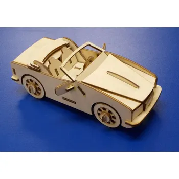 Puzzle Dřevěné 3D puzzle - auto