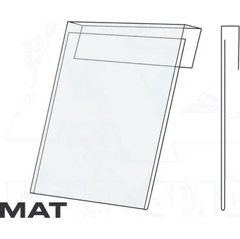 Závěsná kapsa A4 na výšku Matná