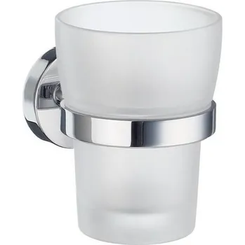 Držák na kartáček Home - držák skleničky, chrom HK343