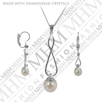 Souprava šperků Souprava šperků Perl Gizela rhodium