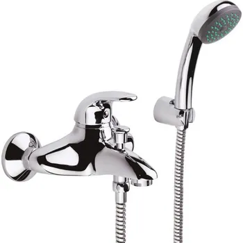 Vodovodní baterie Tamigi - vanová nástěnná baterie, s příslušenstvím (pevný držák), rozteč 150 TM55B