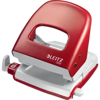 Děrovačka Děrovač Leitz New NeXXt 5008 červený , děrovačka
