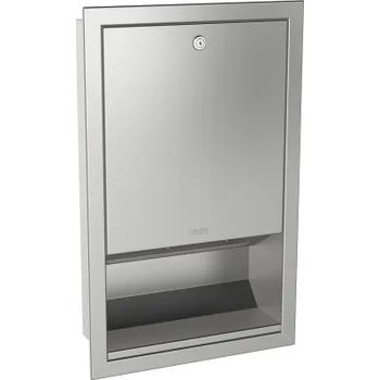 Zásobník na papírové ručníky RODAN RODX600E - zásobník na papírové ručníky k montáži pod omítku 2000090057