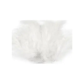 Peříčka 20 ks bílá
