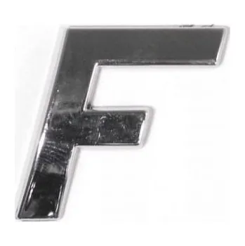 Samolepicí dekorace na vozidlo 3D písmeno samolepící PLASTIC - F