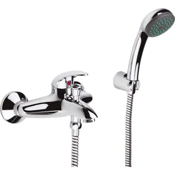 Vodovodní baterie Polar New - vanová nástěnná baterie, rozteč 150, s příslušenstvím (pevný držák) PN55B