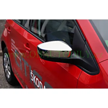 Auto zrcátko Škoda Citigo-Kryty zrcátek nerez chrom - 2 ks