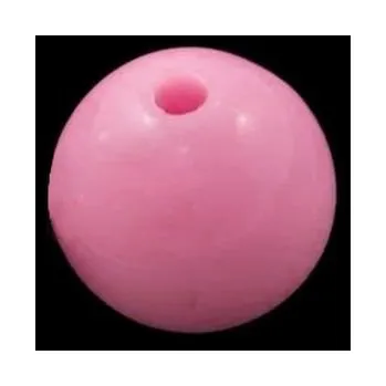 Dětské navlékací korálky Korálek plastový 15mm růžový