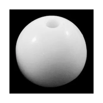 Dětské navlékací korálky Korálek plastový 15mm bílý