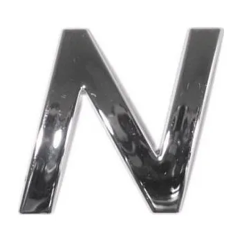 Samolepicí dekorace na vozidlo 3D písmeno samolepící PLASTIC - N