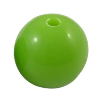 Dětské navlékací korálky Korálek plastový 15mm zelený