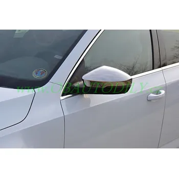 Auto zrcátko Škoda Octavia III-Kryty zrcátek nerez chrom 2 ks