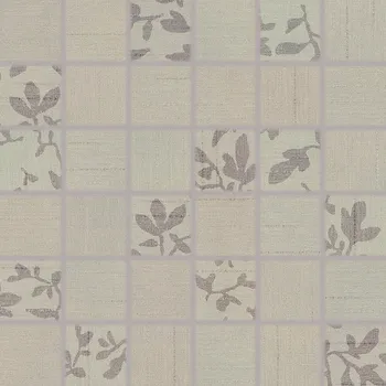 Obklad Textile - obkládačka mozaika 5x5 slonová kost WDM05101