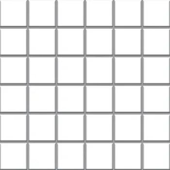 Obklad Gammo Colours/Albir bianco - dlaždice mozaika 30x30 (4,8x4,8) bílá mat 115461