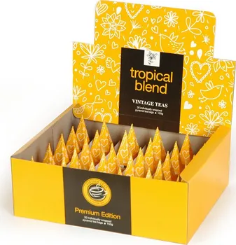 Čaj Vintage Teas Směs Tropické ovoce - Box pyramid 30 x 5g 