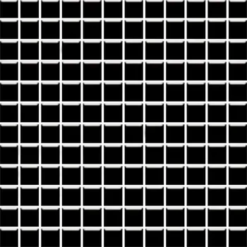 Obklad Gamma Colours/Albir nero - obkládačka mozaika 30x30 (2,3x2,3) černá mat 112728