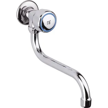 Vodovodní baterie Rio - nástěnná kohoutková baterie na jednu vodu, kulaté ústí 200 mm RI10792