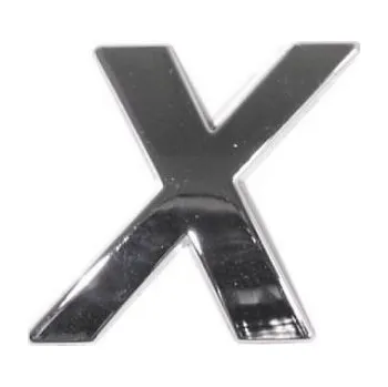 Samolepicí dekorace na vozidlo 3D písmeno samolepící PLASTIC - X