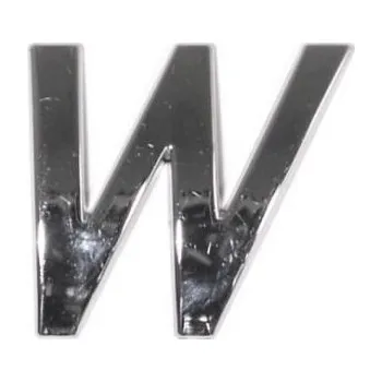 Samolepicí dekorace na vozidlo 3D písmeno samolepící PLASTIC - W