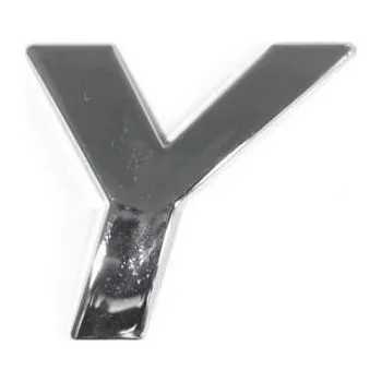 Samolepicí dekorace na vozidlo 3D písmeno samolepící PLASTIC - Y