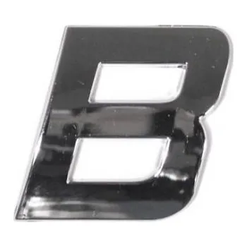 Samolepicí dekorace na vozidlo 3D písmeno samolepící PLASTIC - B