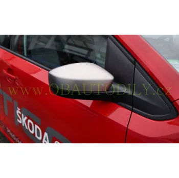 Auto zrcátko Škoda Citigo-Kryty zrcátek nerez matt RS06 2 ks