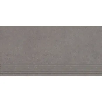 Obklad Intero grys stopnica prosta nacinana - schodovka rektifikovaná 29,8x59,8 šedá 137356